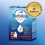 Set Bebilon Advance Pronutra 5 Junior, lait maternisé pour enfants d'âge préscolaire, 2 x 1000 g + lingettes humides Mustela, 60 pièces gratuites