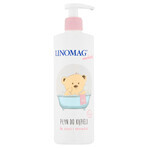 Linomag Emolients, lozione da bagno per neonati e bambini a partire da 7 mesi, 400 ml + crema protettiva, 15 ml in omaggio