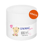 Linomag Emolients, lozione da bagno per neonati e bambini a partire da 7 mesi, 400 ml + crema protettiva, 15 ml in omaggio