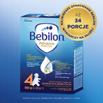 Set Bebilon Advance Pronutra 4 Junior, lait maternisé, après 2 ans, 2 x 1000 g + lingettes humides Mustela, 60 gratuites