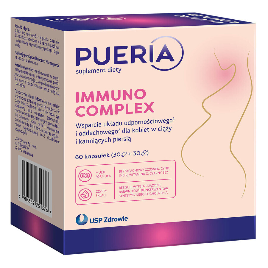 Pueria Immuno Complex, 60 gélules