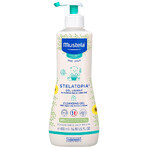 Set Mustela Stelatopia, Mustela Stelatopia lavaggio corpo dalla nascita, 500 ml + crema idratante viso e corpo dalla nascita, 150 ml + scatola, 1 omaggio