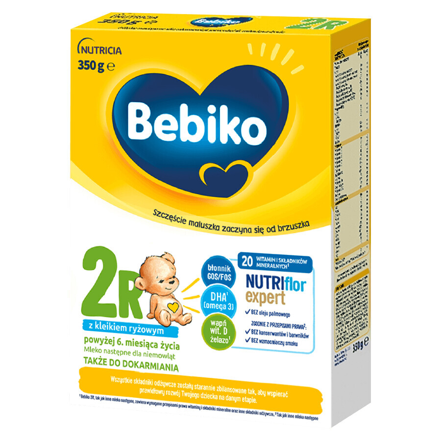 Set Bebiko 2R Nutriflor Expert, opvolgmelk met rijstepap, vanaf 6 maanden, 3 x 350 g