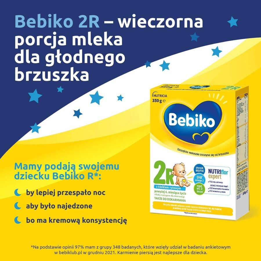 Set Bebiko 2R Nutriflor Expert, opvolgmelk met rijstepap, vanaf 6 maanden, 3 x 350 g