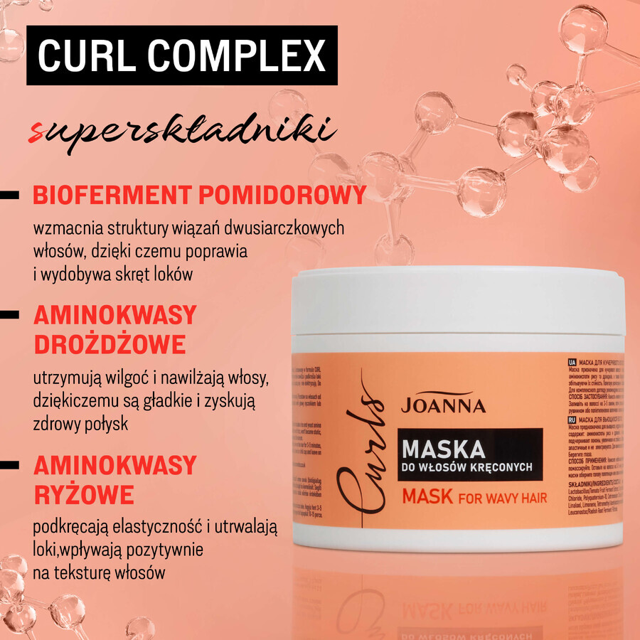 Joanna Curls, curly hair mask, 300 g