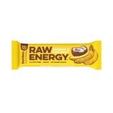 Protein bar with banana and coconut, 50 gr, Raw Energy