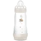 MAM Perfect Start Anti-Colic, butelka antykolkowa, ze smoczkiem silikonowym, Planet Love, unisex, od 4 miesiąca, 320 ml