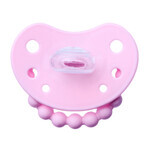 Luu Kids, tétine, positionnement, silicone, Pink A Boo, 0-3 mois, 1 pièce