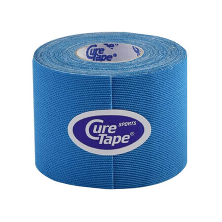 CureTape Sports, cinta kinesiológica, azul, 5 cm x 5 m, 1 ud.