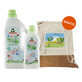 Frosch Baby set, concentr&#233; de lavage, 1500 ml + concentr&#233; de rin&#231;age, 750 ml + sac &#224; dos gratuit