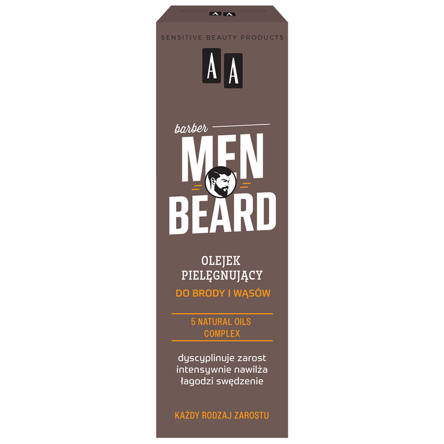 AA Men Beard, turbo-concentrate for beard and mustache growth, 30 ml