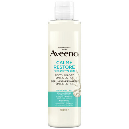 Aveeno Calm+ Restore, tonique calmant aux flocons d'avoine, 200 ml