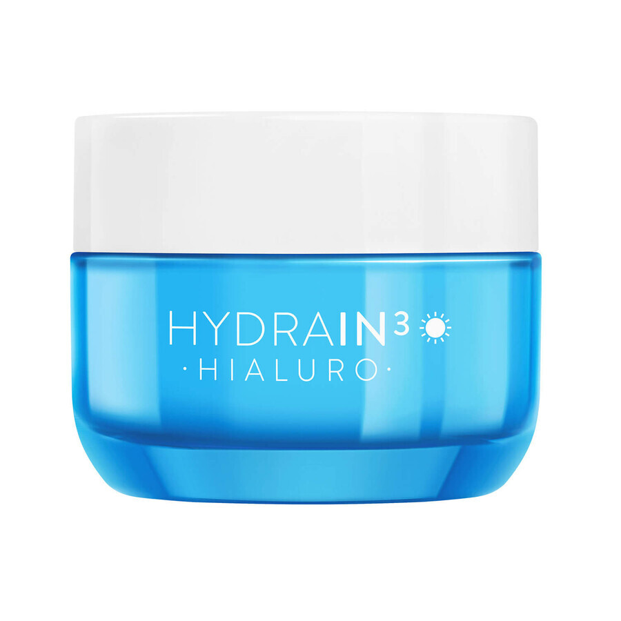 Set Dermedic Hydrain 3 Hialuro, siero idratante per viso, collo e décolleté, 30 ml + crema idratante profonda 15 ml