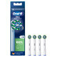 Oral-B Pro Cross Action, embouts de remplacement pour brosse &#224; dents &#233;lectrique Clean Maximiser, 4 pi&#232;ces