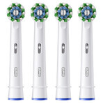 Oral-B Pro Cross Action, embouts de remplacement pour brosse à dents électrique Clean Maximiser, 4 pièces