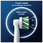 Oral-B Pro Cross Action, embouts de remplacement pour brosse à dents électrique Clean Maximiser, 4 pièces