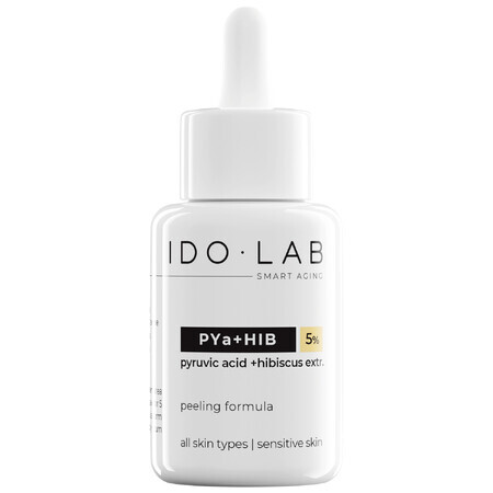 Ido Lab PYa+HIB 5% scrub per il viso, 30 ml