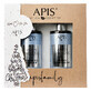 Coffret Apis Who&#39;s The Boss, gel douche &#233;nergisant 3 en 1 pour le corps 300 ml + cr&#232;me &#233;nergisante pour le corps et les mains 300 ml