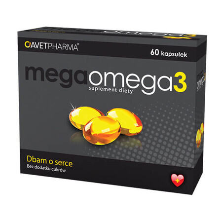 AvetPharma Mega Omega 3, 60 gélules