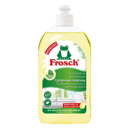 Concentré pour lave-vaisselle Frosch, citron-menthe, 500 ml