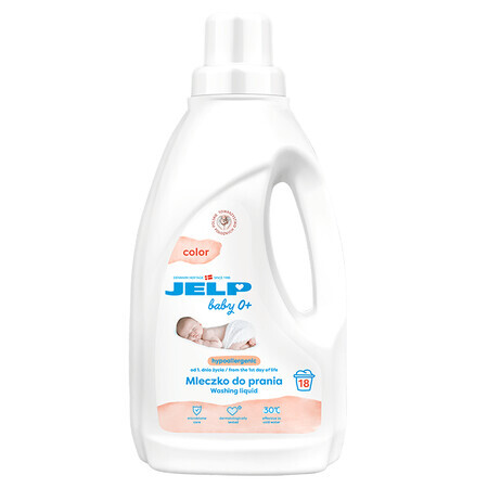 Jelp 0+, lait de toilette hypoallergénique, couleur, 1,5 l