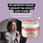 Supersonic, cremă crocantă de nuci, aromă de ciocolată albă cu bucăți de nuci, 250 g