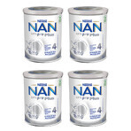 Nestle NAN Optipro Plus 4, latte modificato per bambini oltre i 2 anni, 4 x 800 g