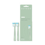 Seysso Deep Clean, embouts de remplacement pour brosse à dents sonic Junior, vert, 2 pièces