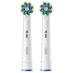 Oral-B Pro Cross Action, embouts de remplacement pour brosse à dents électrique Clean Maximiser, 2 pièces