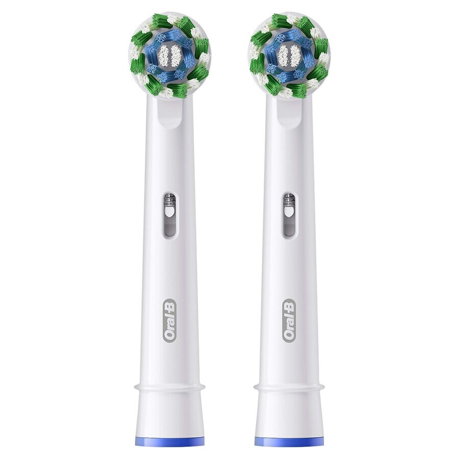 Oral-B Pro Cross Action, embouts de remplacement pour brosse à dents électrique Clean Maximiser, 2 pièces