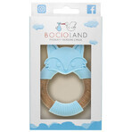 Bocioland, sucette en bois et silicone, renard bleu, dès la naissance, 1 pc