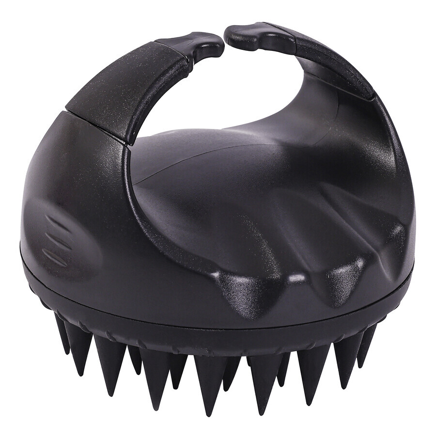 Sister Young Aura Brosse de massage et de lavage de tête, noir, 1 pièce