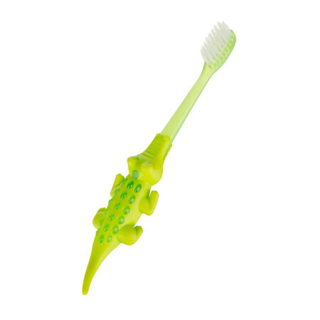 Ackuku, baby toothbrush, crocodile, from 12 months, 1 pc