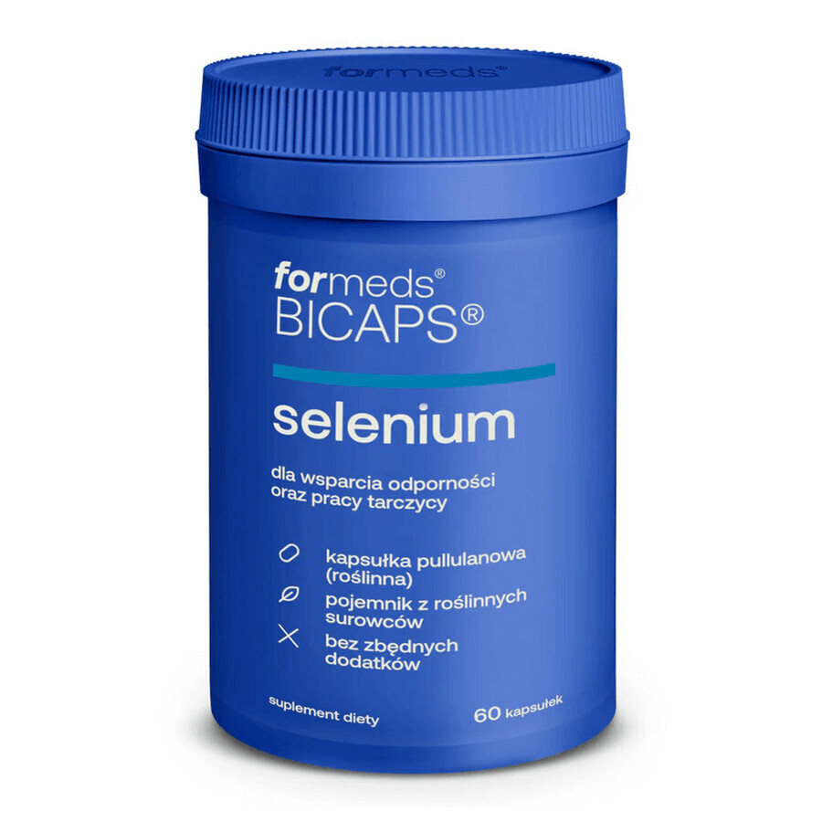 ForMeds Bicaps Selenium, sélénium 300 μg, 60 capsules