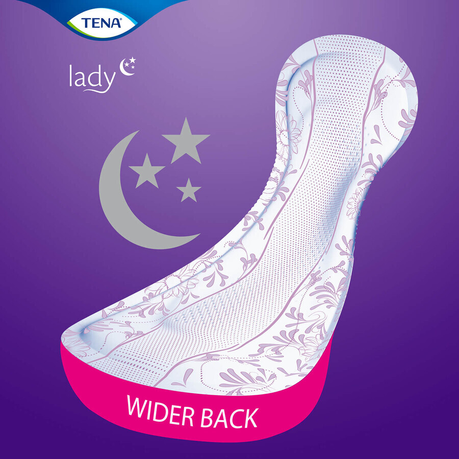 Tena Lady set, serviettes hygiéniques spécialisées, Maxi Night, 2 x 12 pcs