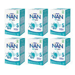 Set Nestle NAN Optipro 5, lait en poudre Junior pour enfants de plus de 2,5 ans, 6 x 650 g