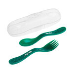 AKUKU, set de couverts pour bébé, en boîte, vert, A0074, à partir de 9 mois, 1 pc