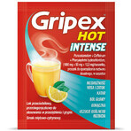 Gripex Hot Intense 1 g + 50 mg + 12,2 mg, 12 sachets