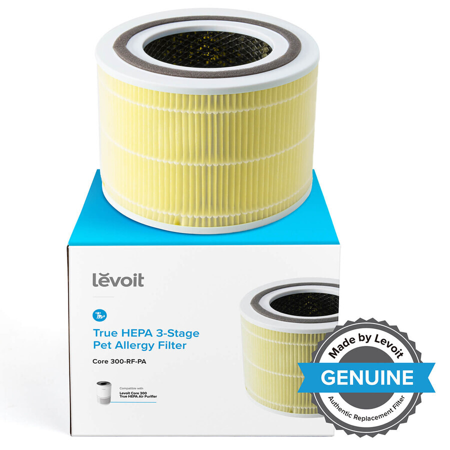 Levoit Anti-Allergie-Filter für Luftreiniger Core 300 und 300S, 1 Stück