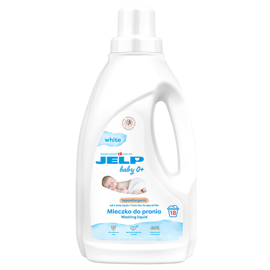 Jelp 0+, lait de toilette hypoallergénique, blanc, 1,5 l