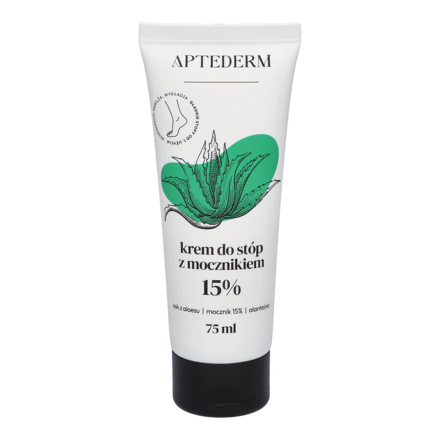 Aptederm Crème pour les pieds à l'urée 75 ml