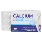 SEMA Lab Calcium + vitamin D3 + vitamin K2 MK-7, 60 hard tablets