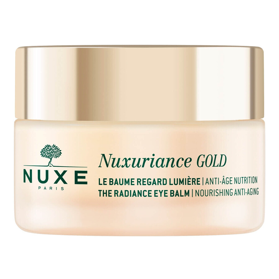 Nuxe Nuxuriance Gold set, lotion de nuit nourrissante et fortifiante, 50 ml + lotion illuminatrice pour les yeux, peaux sèches, 15 ml pour 1 penny