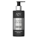 Coffret Apis Action For Men, gel nettoyant hydratant pour le corps 3-en-1 300 ml + crème nourrissante pour le corps et les mains 300 ml