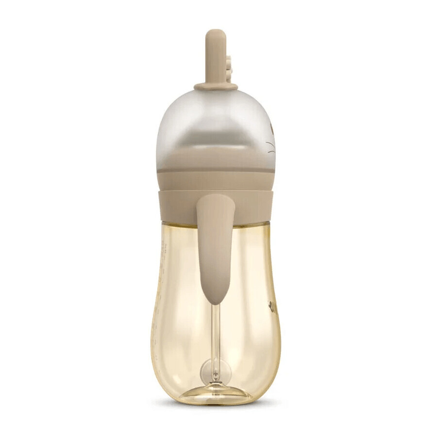 Neno Mio, drinking and feeding bottle, brown, from 6 months, 300 ml