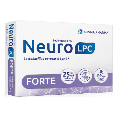 Kosma Pharma NeuroLPC Forte, 20 gélules