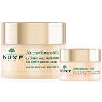 Nuxe Nuxuriance Gold set, Crème visage à l'huile ultra-nourrissante, 50 ml + baume illuminateur pour les yeux, peaux sèches, 15 ml pour 1 penny