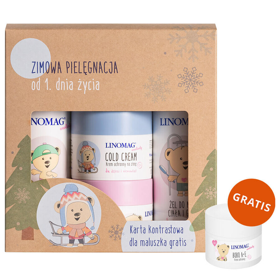 Set Linomag Winter Care + crème protectrice, 15 ml, gratuit