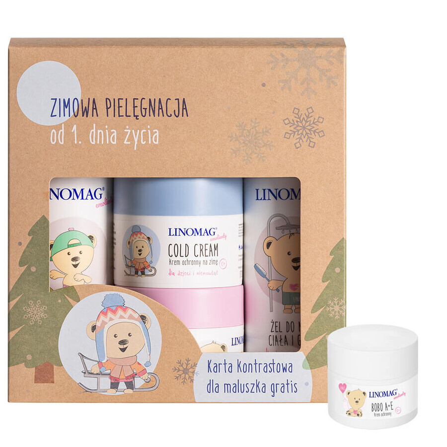 Set Linomag Winter Care + crème protectrice, 15 ml, gratuit