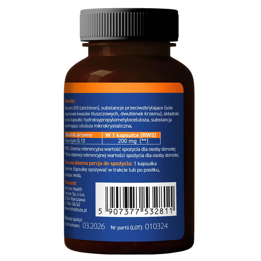 Qten, coenzyme Q10 200 mg, 60 gélules